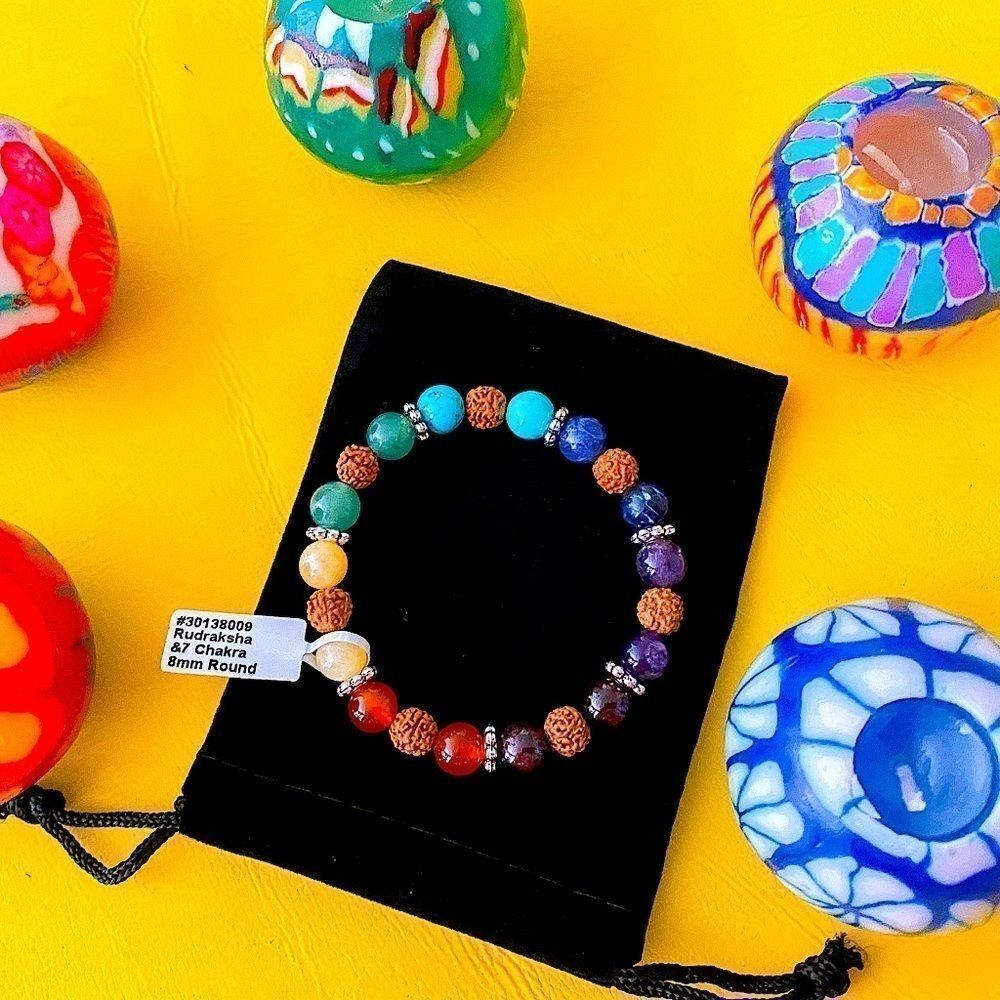Rudraksha Chakra Blessed Mala Bracelet
